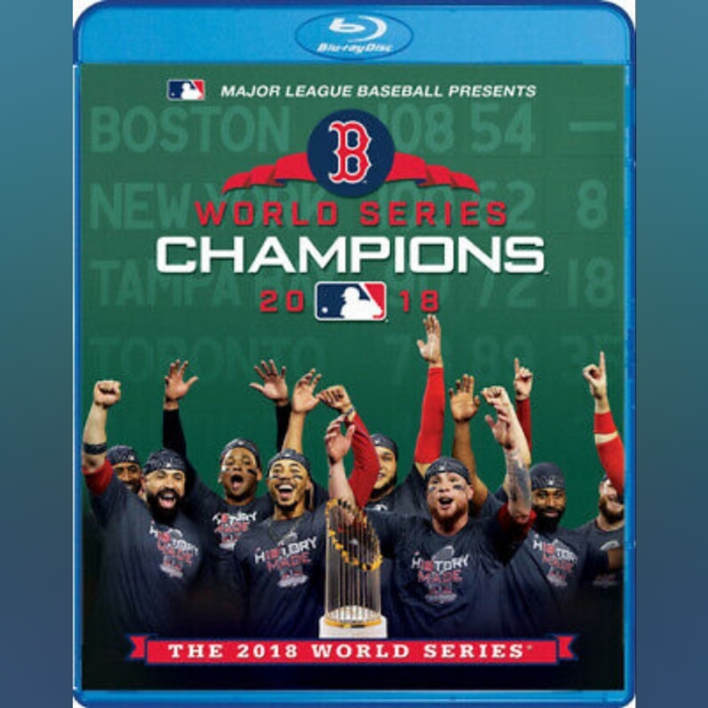 MLB 2018 World Series Champions Boston Red Sox DVD/Blu ray
